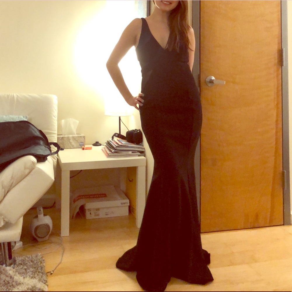 Black Rockefeller Gown